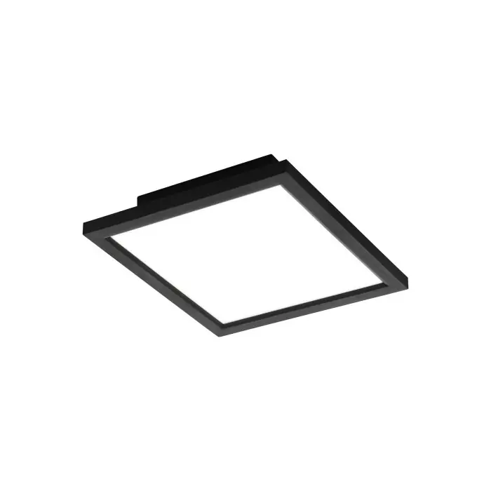 Eglo SALOBRENA Plafondlamp LED Zwart, 1-licht, Kleurwisselaar Lage Kosten
