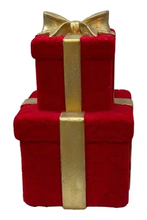 Clayre & Eef Kerstdecoratie Rood Kunststof Finale Uitverkoop