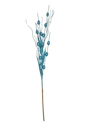 Lage Kosten Clayre & Eef Decoratie Tak Blauw Kunststof