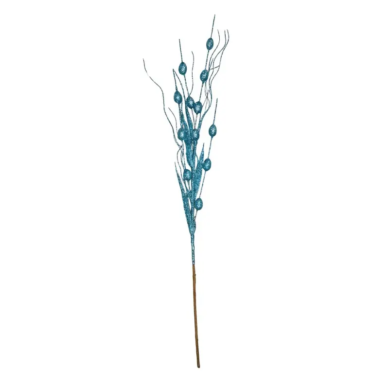 Lage Kosten Clayre & Eef Decoratie Tak Blauw Kunststof