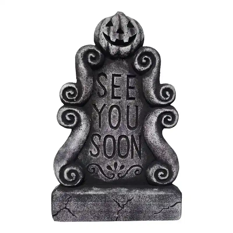 Betrouwbaar Clayre & Eef Halloween decoratie Wit Kunststof