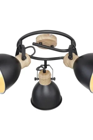 Globo WIHO Spotlamp Zwart, 3-lichts Gratis Retour