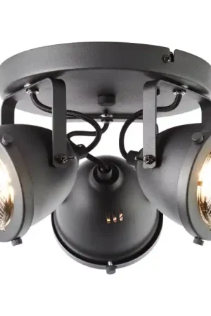 Brilliant Carmen Spotlamp Zwart, 3-lichts Nieuw