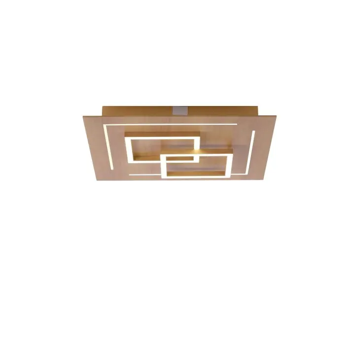 Favoriet Paul Neuhaus Q-LINEA Plafondlamp LED Hout licht, 4-lichts, Afstandsbediening