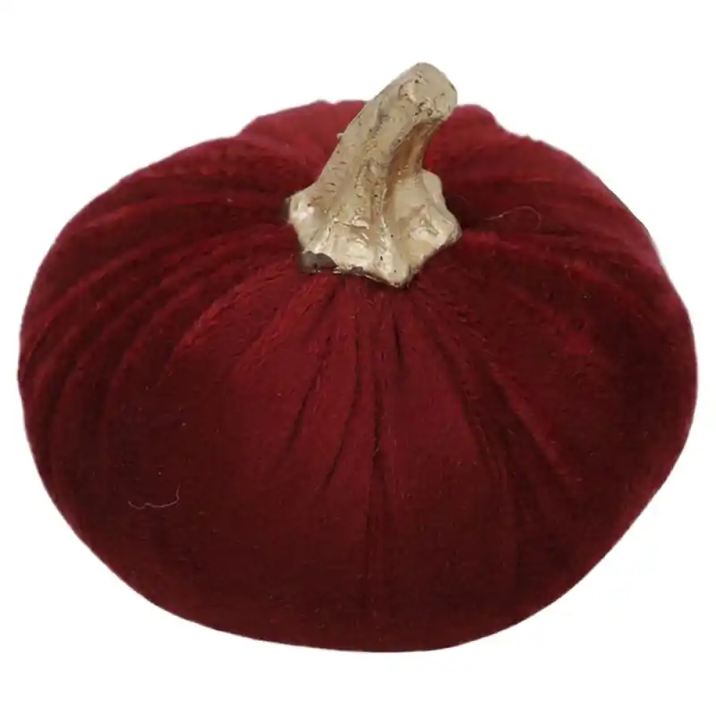 Flitsaanbieding Clayre & Eef Decoratie Pompoen Rood Kunststof