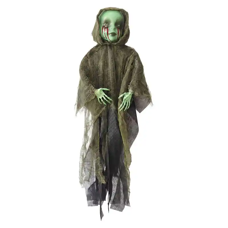 Op = Op Clayre & Eef Halloween decoratie Groen Kunststof