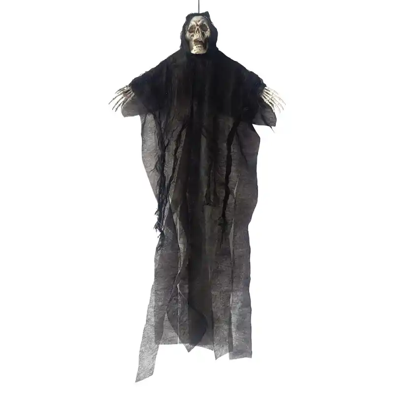 Op = Op Clayre & Eef Halloween decoratie Spook Zwart Kunststof