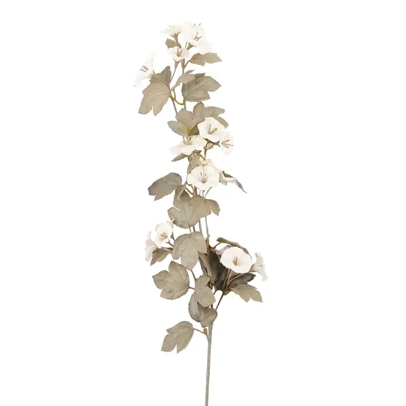 Uitverkoop Clayre & Eef Kunstbloem Wit Kunststof