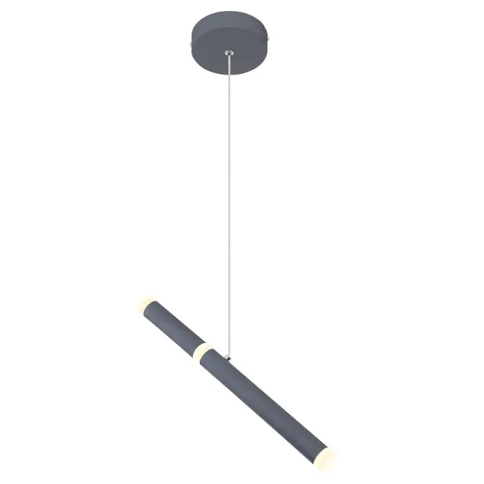 Betaalbaar Globo KELSY Hanger LED Grijs, 1-licht