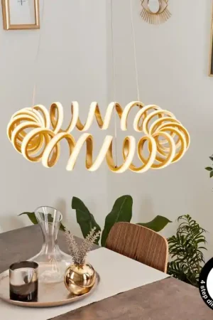 Maziwa Hanglamp LED Goud, 1-licht Speciale Aanbieding