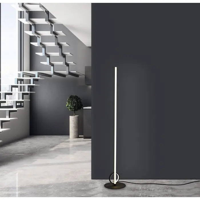 Mantra KITESURF Staande lamp LED Zwart, 1-licht Weekendaanbieding