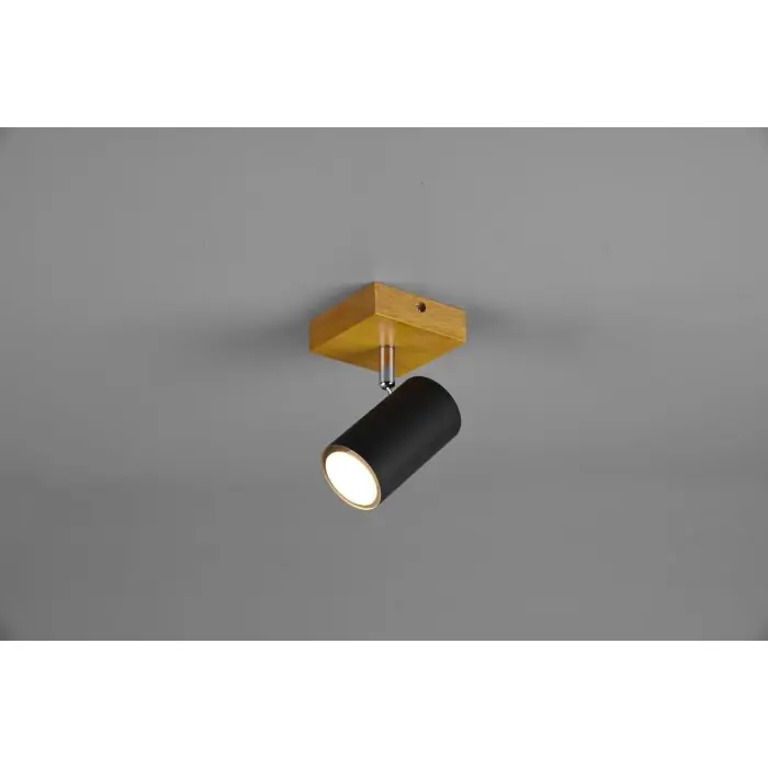 Trio Marley Spotlamp Hout licht, 1-licht Meest Verkocht