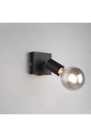 Reality Vannes Spotlamp Zwart, 1-licht Voordeelprijs