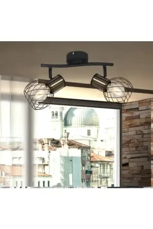 Globo ARGUSTO Spotlamp Zwart, 2-lichts Gecertificeerd