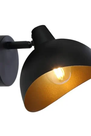 Weekendaanbieding Brilliant Layton Muurspot Zwart, 1-licht
