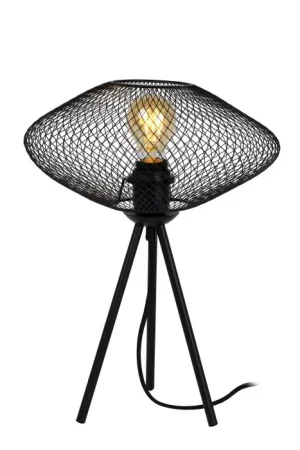 Voordeelprijs Lucide MESH Tafellamp Zwart, 1-licht