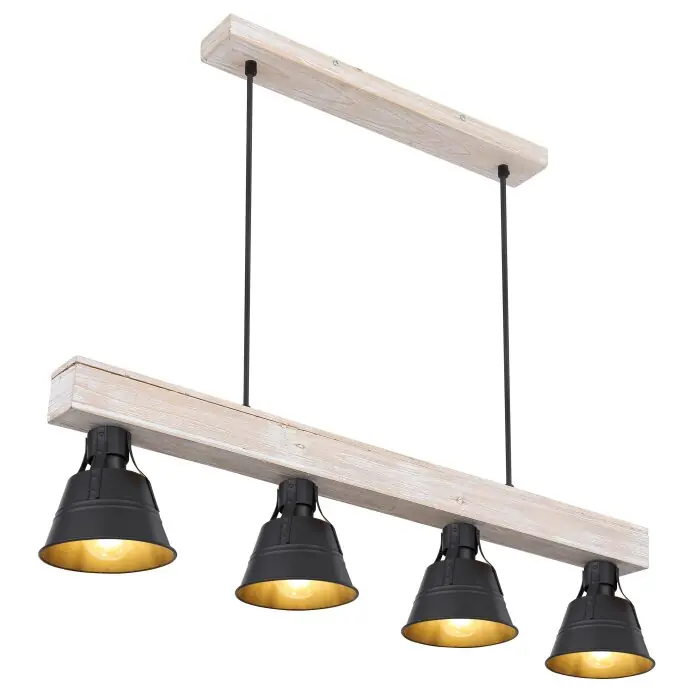 Globo GÜNTHER Hanger Goud, Wit, 4-lichts Korting