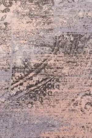 Merkproduct Vintage Vloerkleed Raw Rose Zwart
