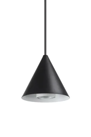 Weekendaanbieding Ideallux A-LINE Hanglamp Zwart, 1-licht