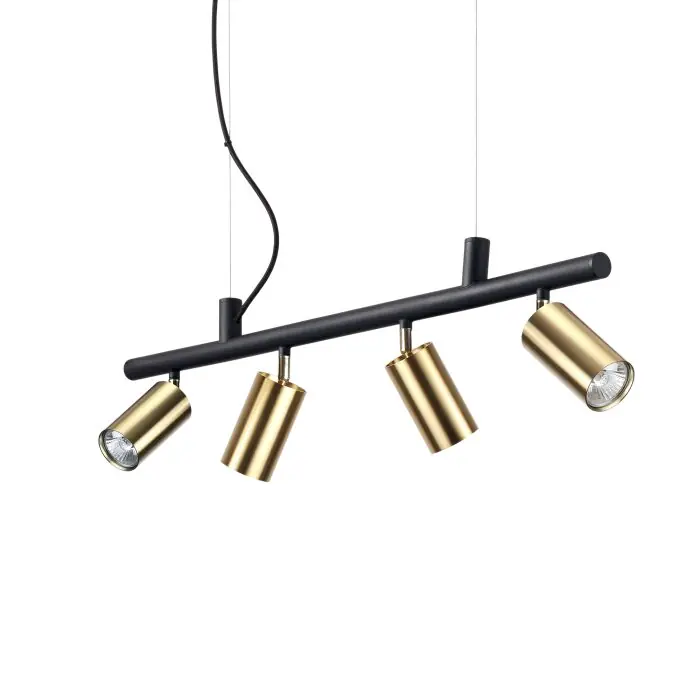 Must-Have Ideallux DYNAMITE Hanglamp Zwart, 4-lichts