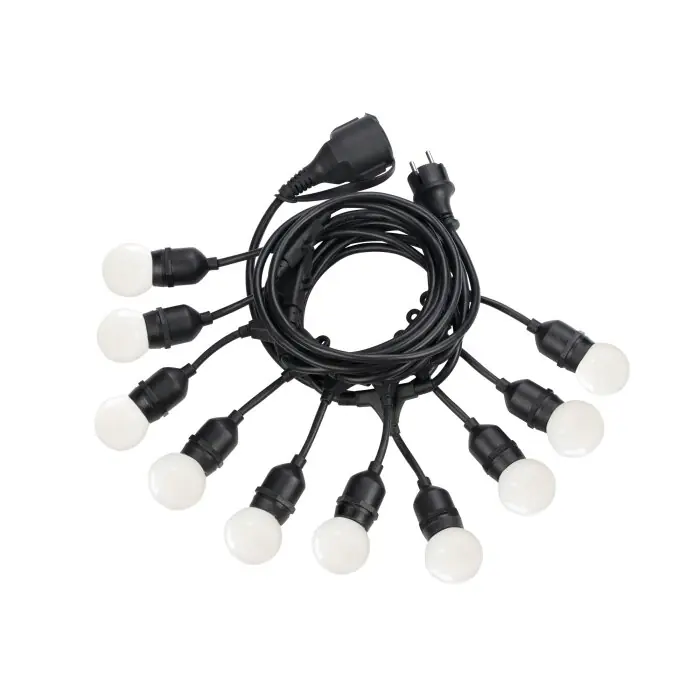 Ideallux FIESTA Hanglamp Zwart, 10-lichts Koop Online