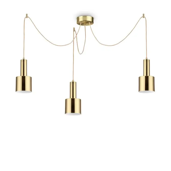 Hoge Kwaliteit Ideallux HOLLY Hanglamp Messing, 3-lichts
