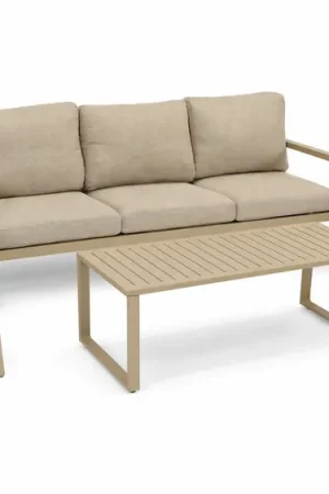 Vita Emerson loungeset beige 4-delig Laatste Versie