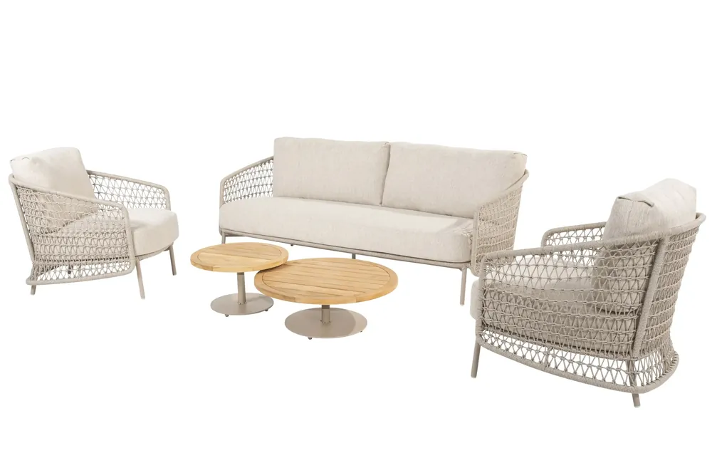 Weekendaanbieding Puccini loungeset met salontafels