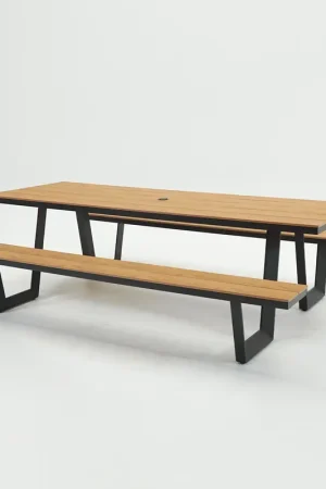 Vita Massa rechthoekige picknicktafel XL Express Levering