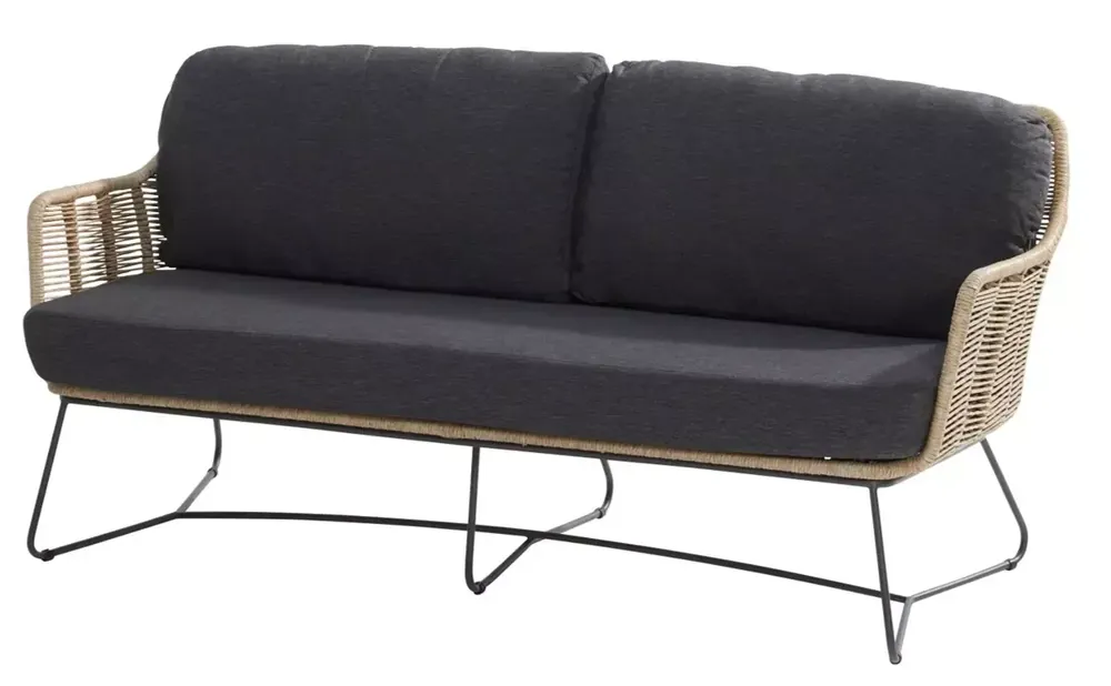 Belmond living bench 2.5 seaters with 3 cushions Direct Beschikbaar