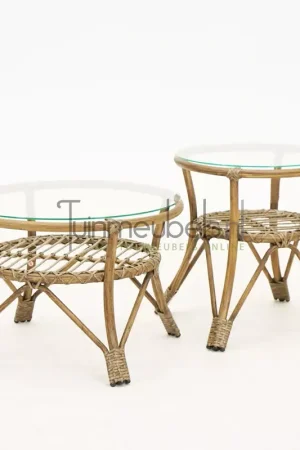 Beperkte Voorraad Set Bijzettafels Lester Nature Tafel Buiten Vita