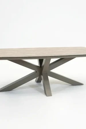 Valerio boat tafel 220cm taupe Alleen Vandaag