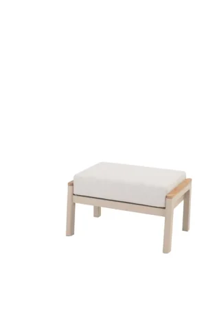 Voetenbank Olivia Latte 4SO Kussens Hocker Footstool Buiten Tuin 4 Seasons Outdoor Direct Verzonden