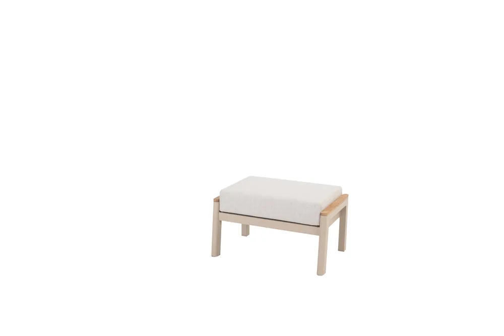 Voetenbank Olivia Latte 4SO Kussens Hocker Footstool Buiten Tuin 4 Seasons Outdoor Direct Verzonden