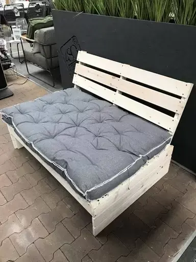 Voordeelprijs Zitkussen scandic l 80 b 120 cm donker grijs