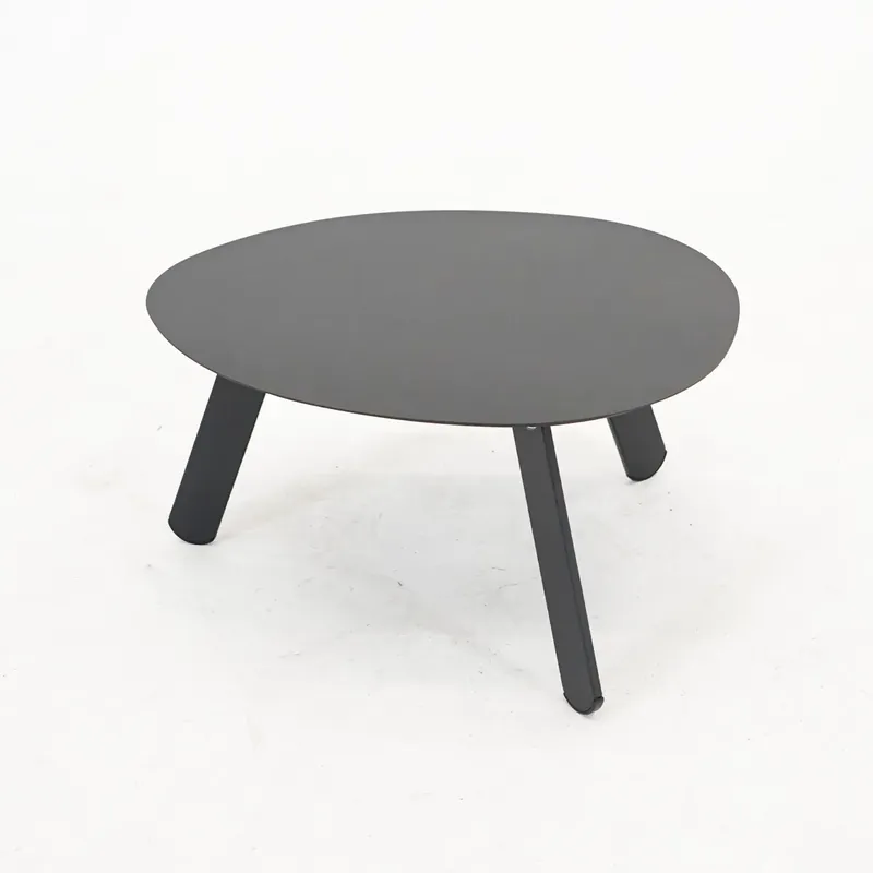 Bijzettafel tiki 55x46x28cm zwart Koop Vandaag