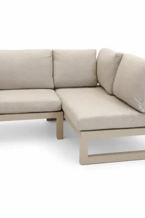 Betaalbaar Grosso 2-zits bank R+ hoek beige