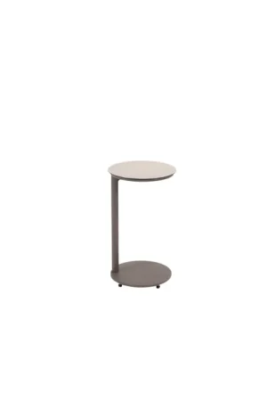 Bijzettafel Vic 30 50 Terre Printed Keramiek Rond 4SO Tafel Buiten Tuintafel 4 Seasons Outdoor Beperkte Voorraad