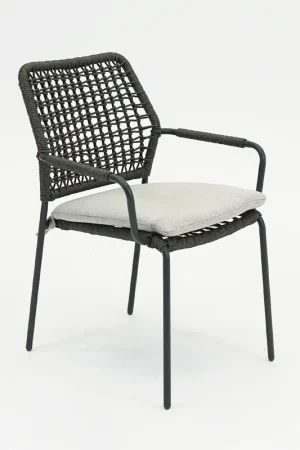 Actieprijs Swifty dining stoel c.black/ TPU grey/ valley sand