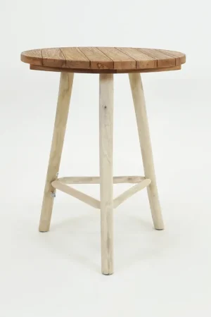 Bartafel Teak Naturel d90h110cm - outdoor Dagaanbieding