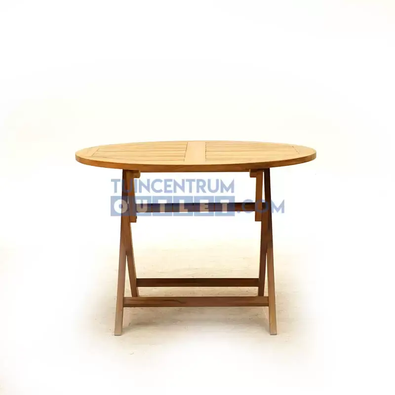 Vita tuintafel Milton teak rond Ø110H76 cm Rechtstreeks Van De Fabrikant