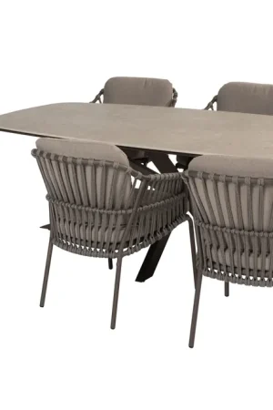 Bestel Nu Prado tafel 240x105x75 cm met 6 Capalbio stoelen