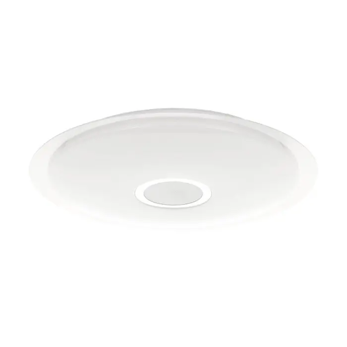 Gratis Retour Eglo LANCIANO-S Plafondlamp LED Wit, 1-licht, Afstandsbediening