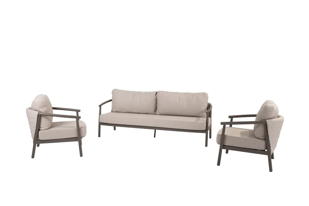 Barolo 3 seater SET terre bench+ 2x living chair Finale Uitverkoop