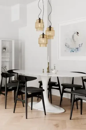 Favoriet By Rydens Ebbot Hanger Zwart, 3-lichts