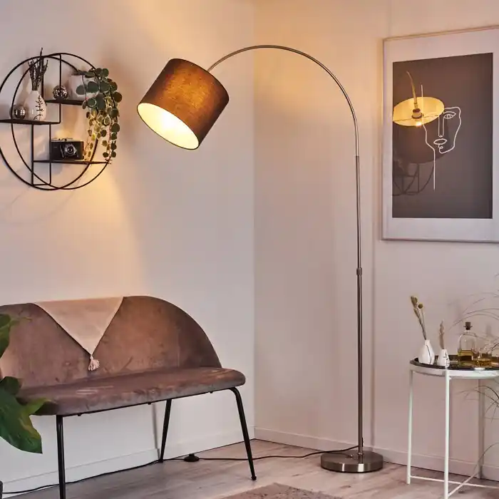 Tise Staande lamp Nikkel mat, 1-licht Tijdelijk Beschikbaar