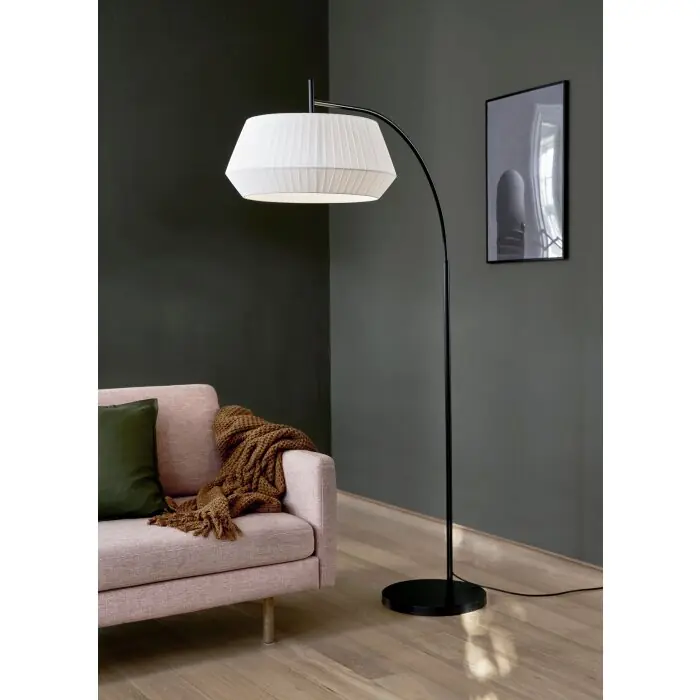 Shop Nu Nordlux DICTE Staande lamp Zwart, 1-licht