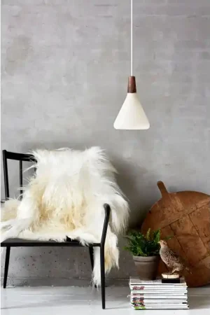 Laatste Kans Design For The People by Nordlux NORI Hanger Bruin, Wit, 1-licht