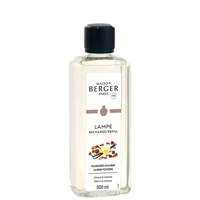 Gratis Retour Navulling Huisparfum Amber Powder 500 ml Poussière d‘Ambre Lampe Berger Maison Paris