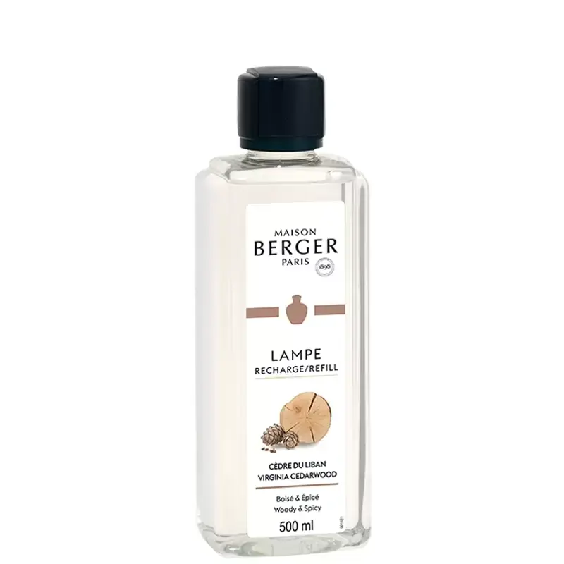 Navulling Huisparfum Virginia Cedarwood 500 ml Cedre du Liban Lampe Berger Maison Paris Laatste Kans